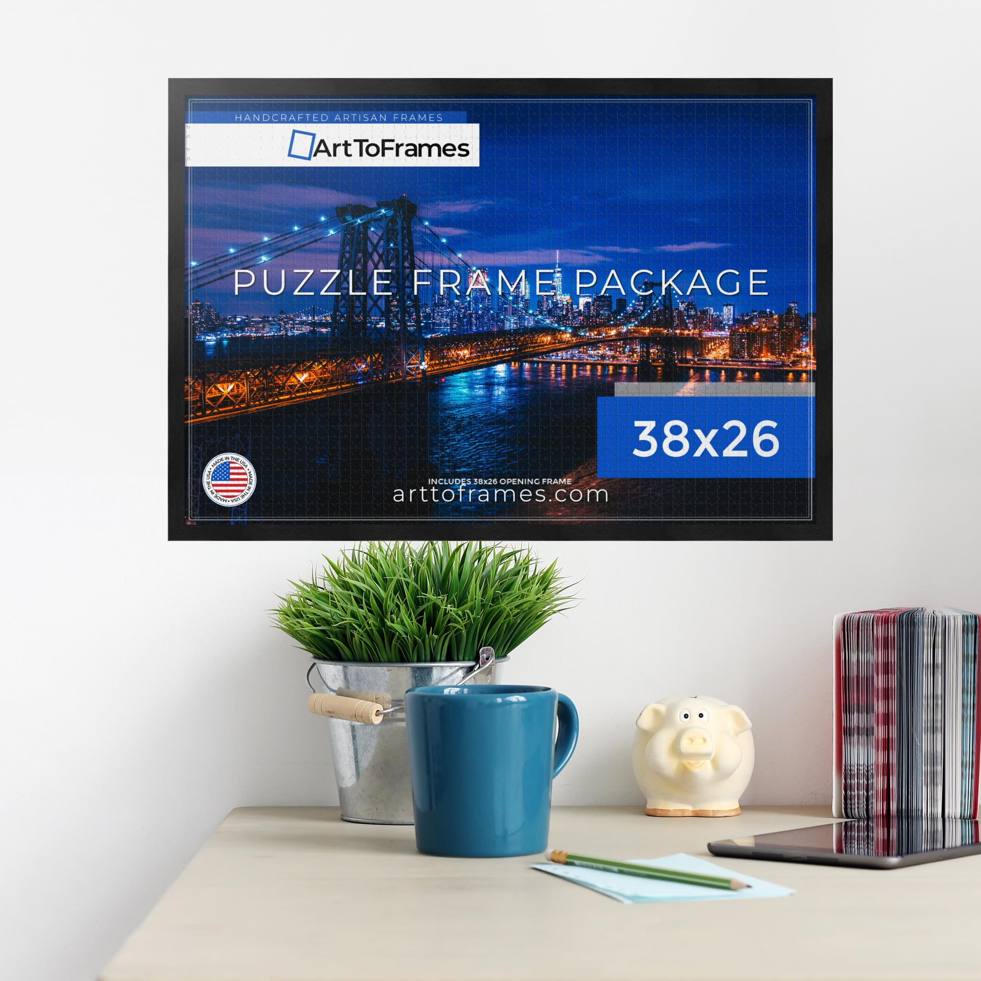 Amazon.com - ArtToFrames 38x26 INCH / 97x66 CM Black Frame for